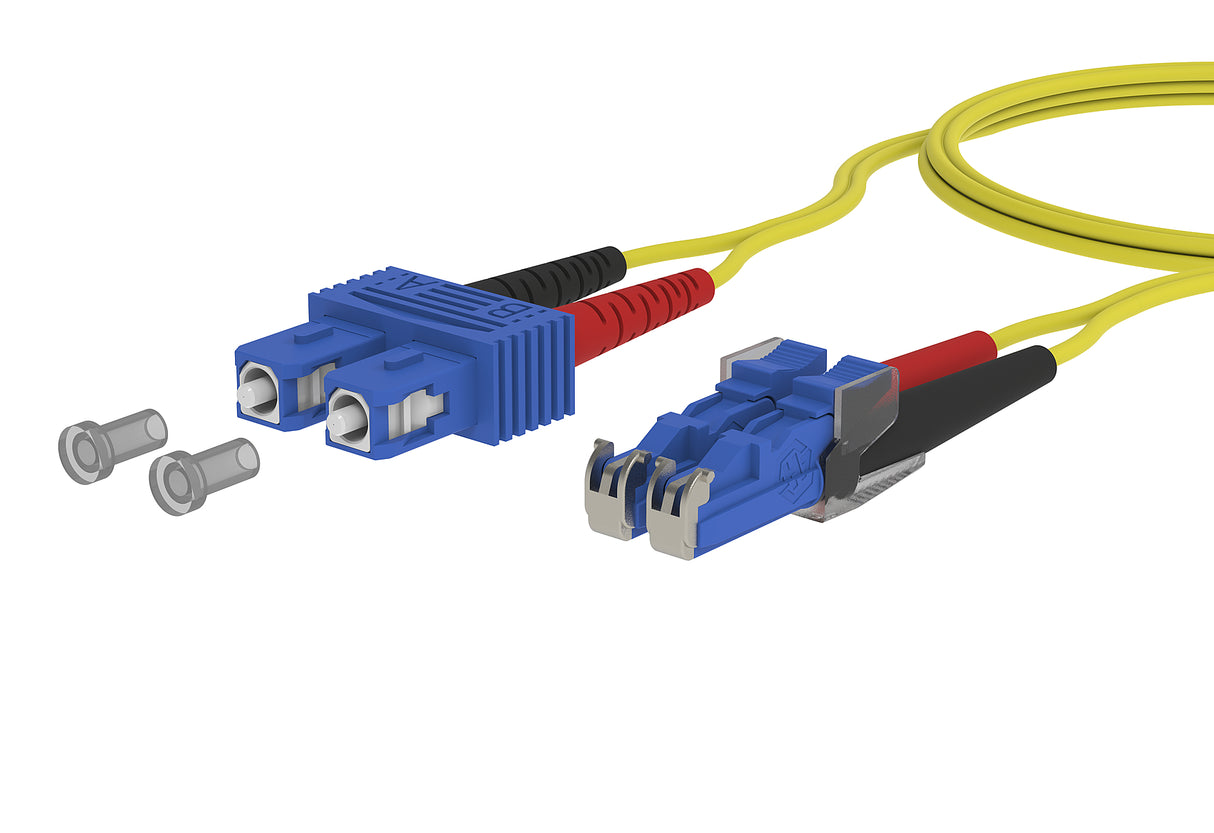 METZ CONNECT LWL-Patchkabel SC-D/E2000c 151P1EOMOA0E SM OS2 10m ge