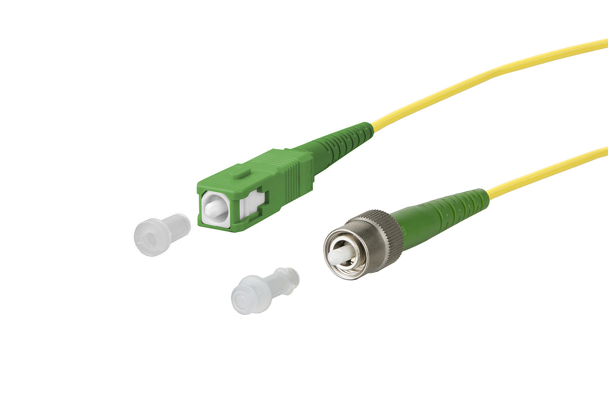 METZ CONNECT LWL-Patchkabel SC/FC APC SM 151P3EALAB0E OS2 20m ge