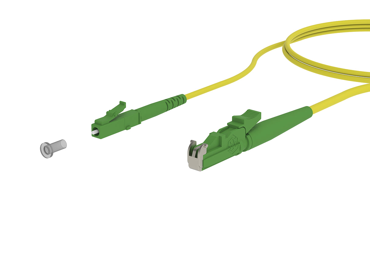 METZ CONNECT LWL-Patchkabel LC/E2000 APC 151P3JAMA20E SM OS2 2m ge