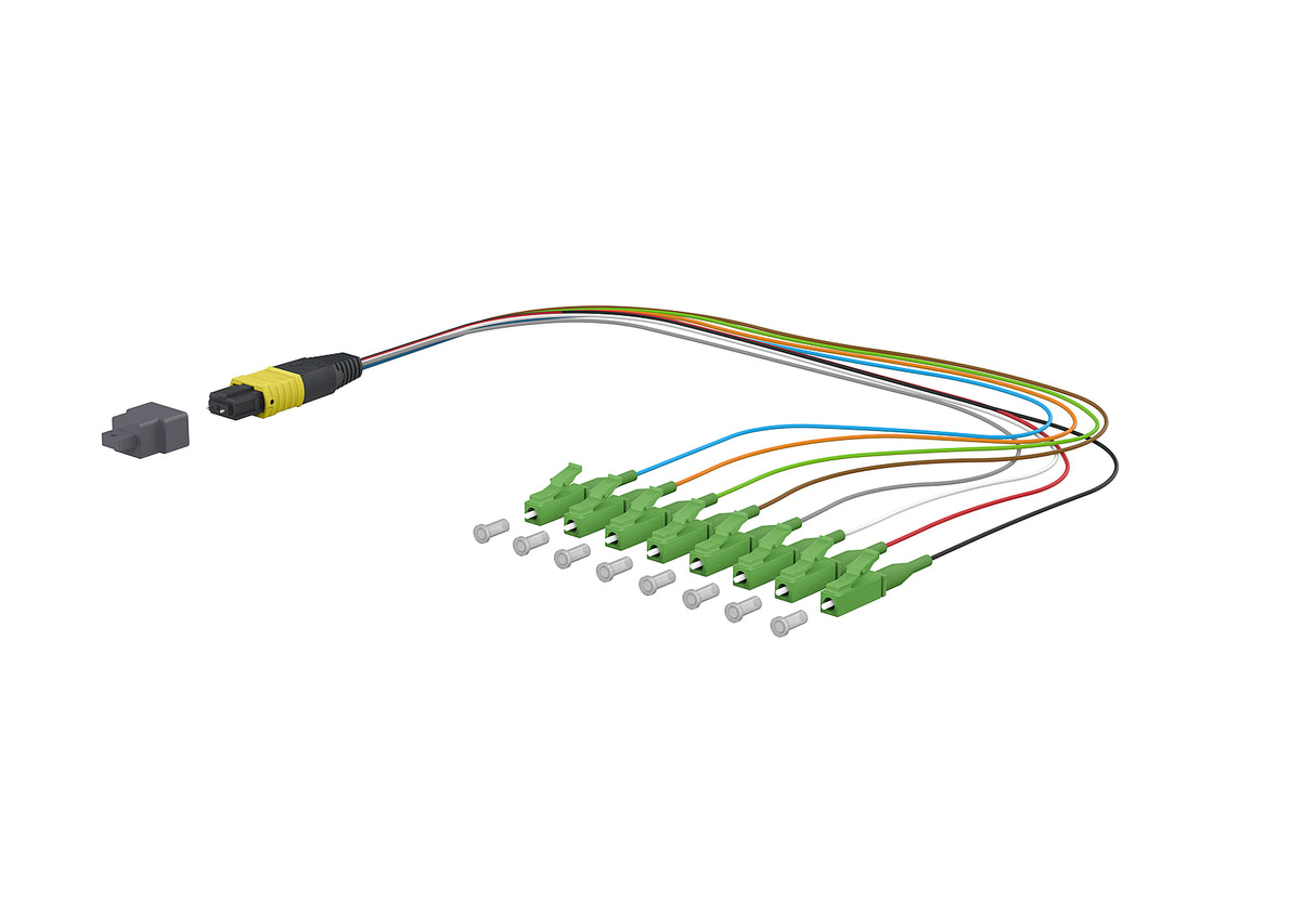 METZ CONNECT LWL-Pigtail LC SM OS2 APC 151P48MJA003A 0,3m