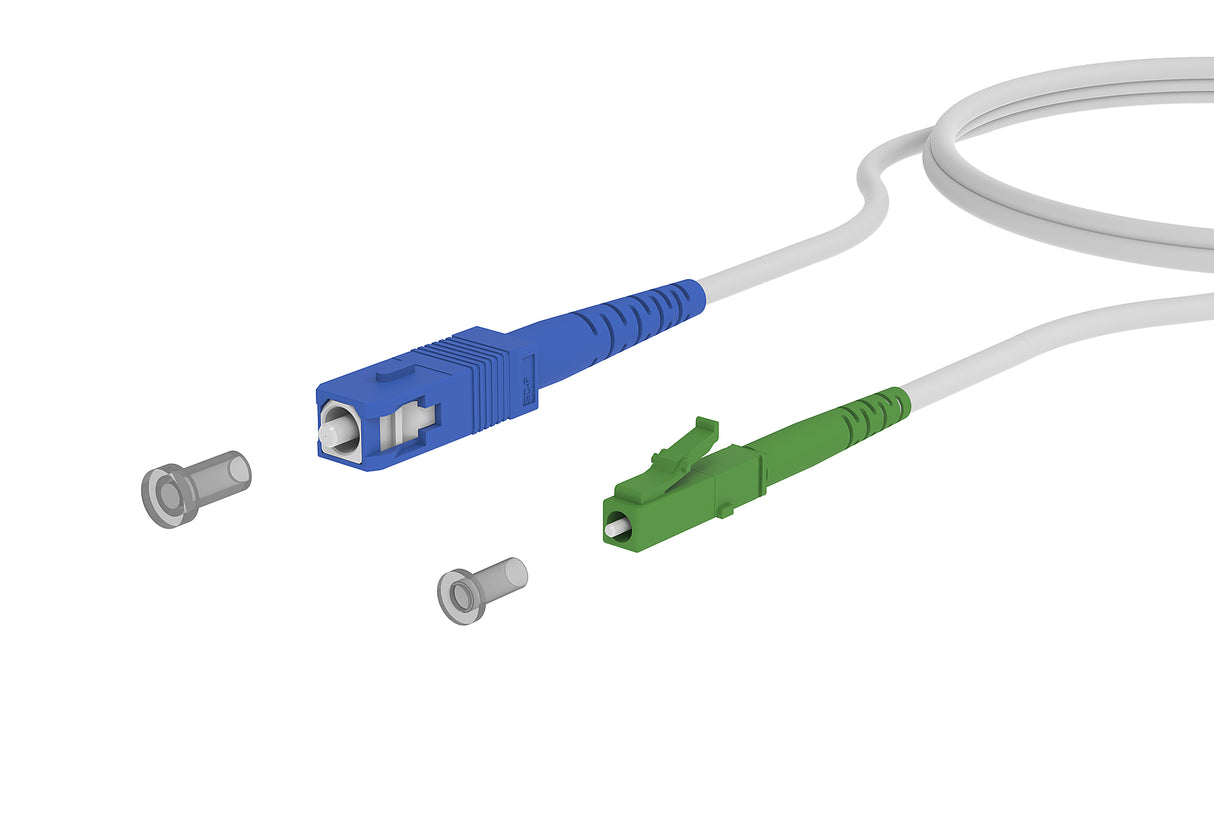 METZ CONNECT LWL-Patchkabel SC/LC SM OS2 151P7EOJAC0E 30m ws