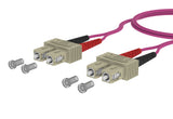 METZ CONNECT LWL-Patchkabel SC-D 50/125 151S1EOEOA5E OM4 15m vi