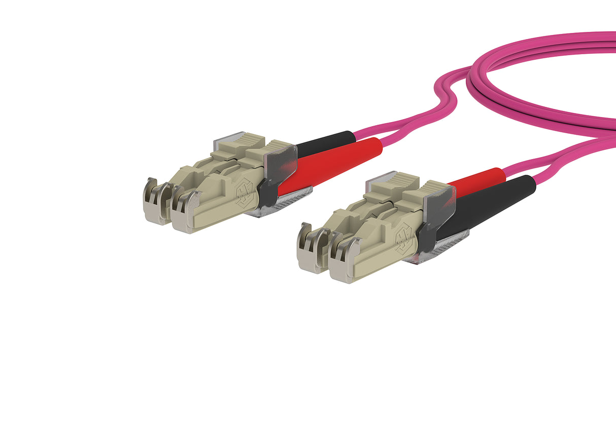 METZ CONNECT LWL-Patchkabel E2000 50/125 151S1MOMO50E OM4 5m vi