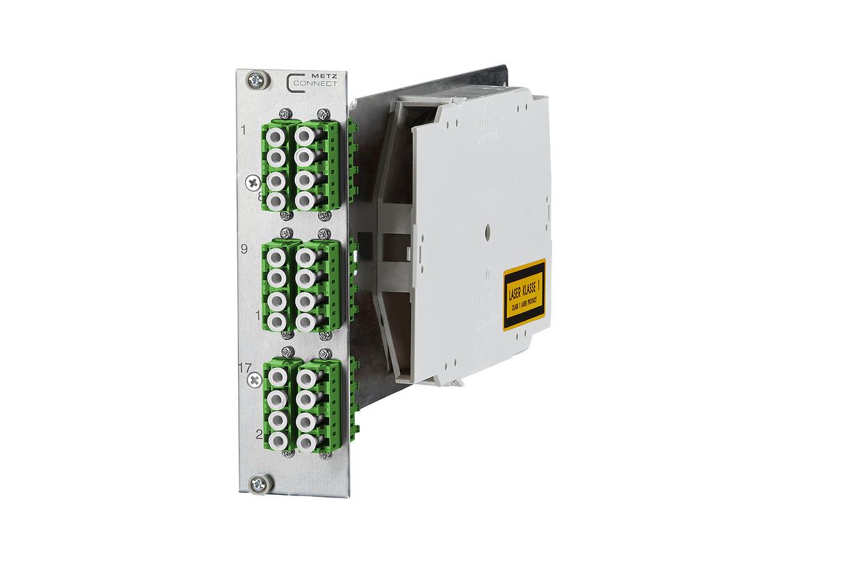 METZ CONNECT LWL-Patchpanel APC 6f LC 1528S07A061E Hutschiene OS2 m.Pigtails