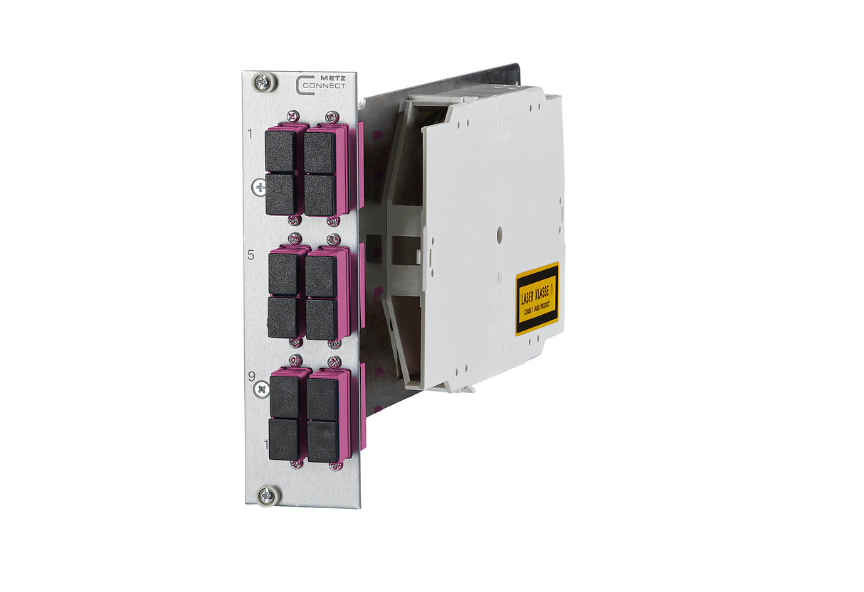 METZ CONNECT LWL-Patchpanel 6f SC-D SC 1528S0BB061E 482,6mm(19), 3HE OM4