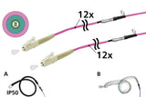 METZ CONNECT LWL-Patchkabel LC 50/125 vi 152U127JJ5040G OM4 40m