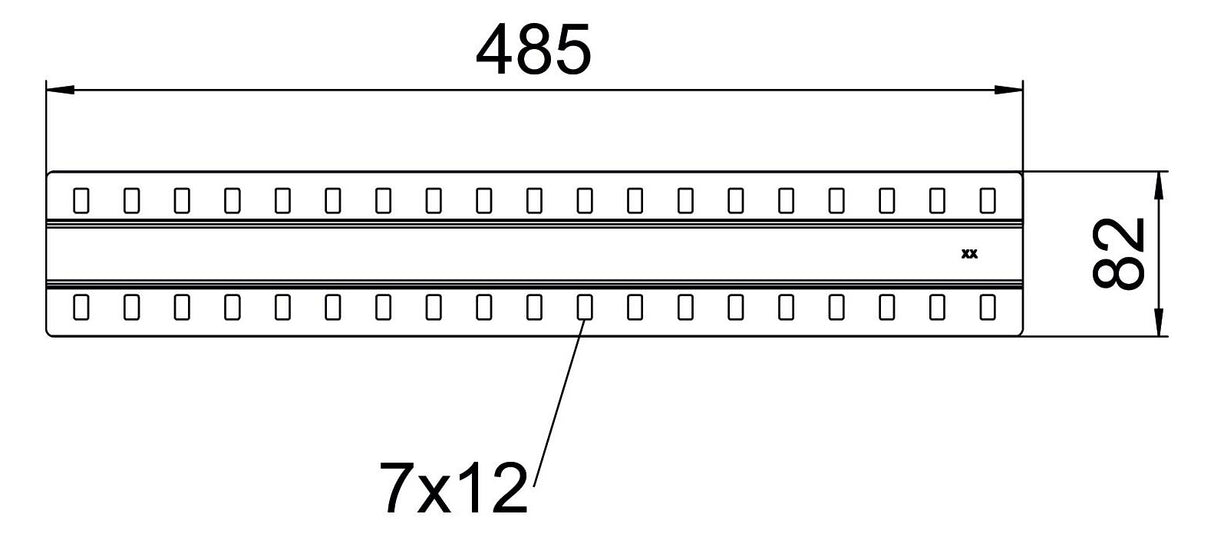 BETTERMANN Kantenschutzblech 485mm ST SSLB 500 FS Weitspann-Ausführung