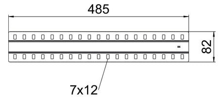 BETTERMANN Kantenschutzblech 485mm ST SSLB 500 FS Weitspann-Ausführung