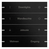 GIRA Tastwippe KNX sw Metall Alu 4f 5034126