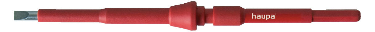 HAUPA Schraubendreher Schlitz 1000V ger 102718 6,5x1,2x195mm 1Komp
