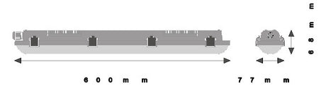 LEDVANCE LED-Feuchtraumleuchte 18W 4000K DP VAL 600 18W 4000K IP65 2160lm gr
