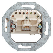 RUTENBECK Anschlussdose Cat3 1xRJ45 UAE 8(8) Up 0 Kanaleinb schräg Schraube
