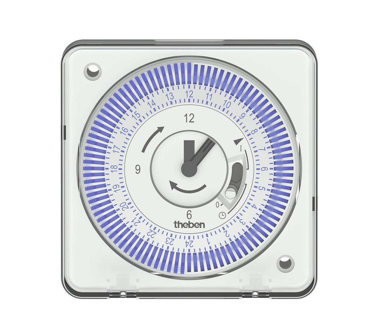 THEBEN Schaltuhr mech 110-230VAC FR-Einb SUL 184 FME 1kan Wechs 72h 24h Prog 4TE