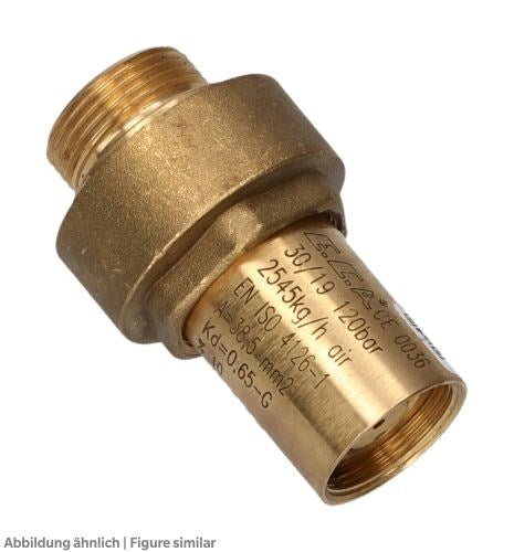 Sicherheitsventil 120 BAR M24x1.5 CF Easy CO2