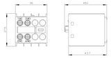 SIEMENS Hilfsschalterblock 1S 1Ö 6A/AC 3RH2911-1HA11 Frontbef Schraub