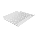 19" Fachboden Fix, 2HE, bis 30kg Last, T=550mm, Low Profile