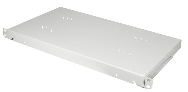 19" Fachboden Fix, bis 15kg Last, T=150mm, 1HE, RAL7035