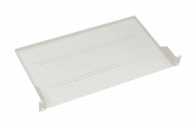 19" Fachboden Fix, bis 15kg Last,T=150mm,Low Profile,RAL7035
