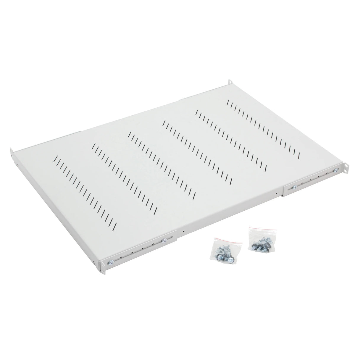 19" Fachboden Fix, Schwerlast 150kg Last,T=850mm,1HE,RAL7035