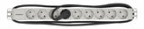19" Netzleiste 9x Schuko, Profil ALU 1HE, 2m-Kabel, RAL7035