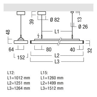 ZUMTOBEL LED-Deckenanbauleuchte 54,2W ws ECOOS2 SLIM 6600-940 MSP L15 MPO LD 4000