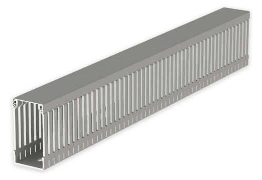 UNEX Verdrahtungskanal 80x43 grau,RAL7035,PVC-M1 80.40.77