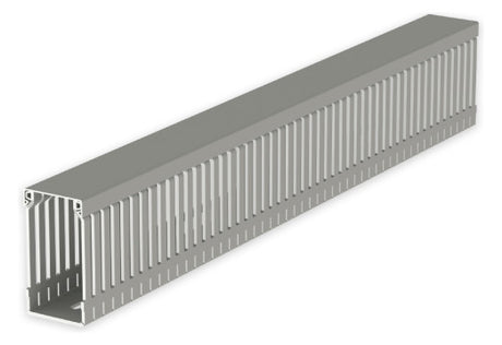 UNEX Verdrahtungskanal 80x43 grau,RAL7035,PVC-M1 80.40.77