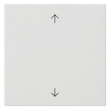 GIRA Bedienelement 1f ws m.Abd mt System 3000 536127 f.Jalousieeins