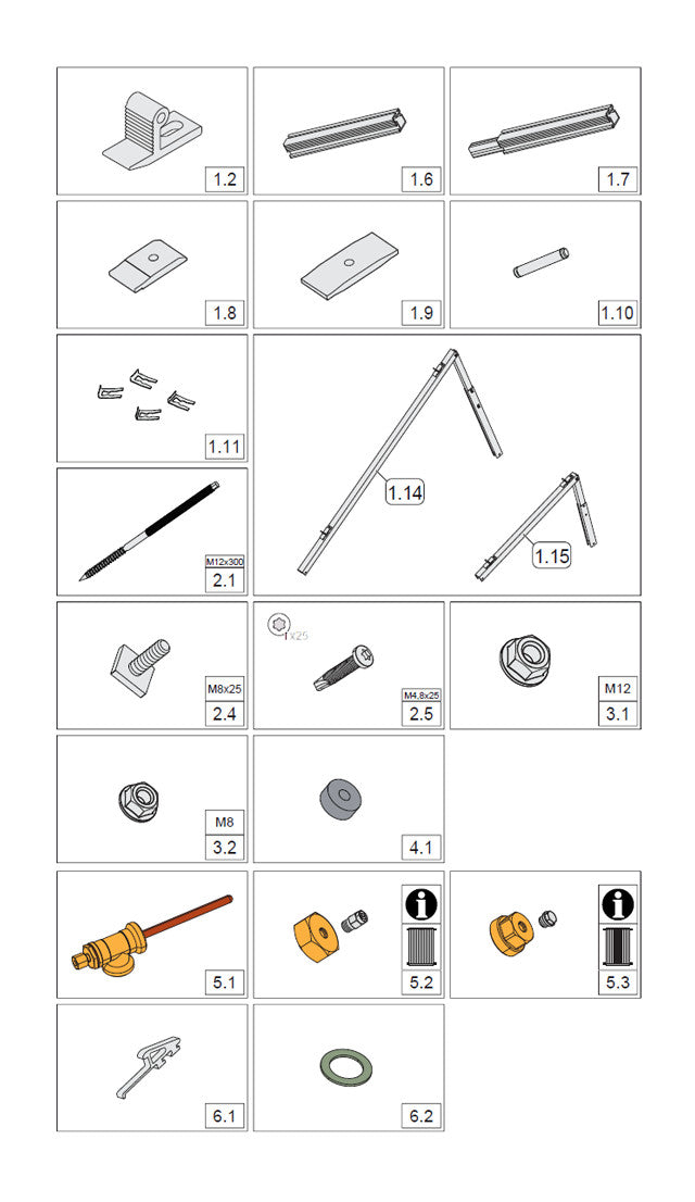 Sonnenkraft SK-RKA-Fix 1x RKAQ2500, parallel 0 | 3563