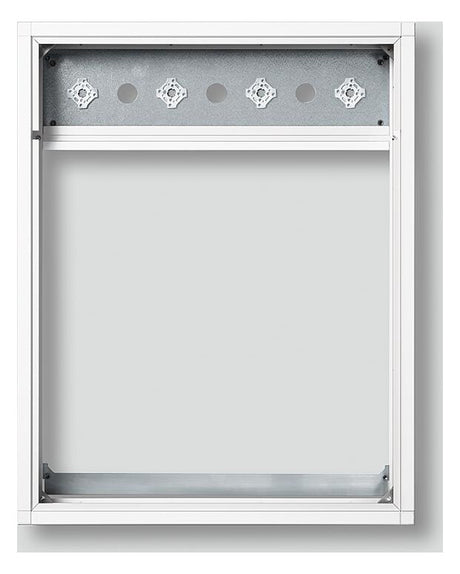 SIEDLE Rahmen-Türstation 20f UP ws alu KR 614-1/1 W 431x542x50mm