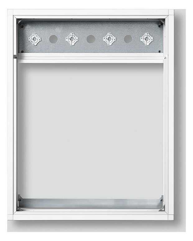 SIEDLE Rahmen-Türstation 20f UP gr alu KR 614-1/1 DG 431x542x50mm