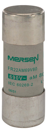 MERSEN Keramiksicherung T 80A 690V AC FR22AM69V80 22x58mm