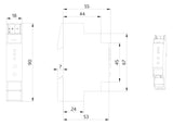 BEG Gateway KNX REG LED 1TE IP20 LK-IP/KNXs REG
