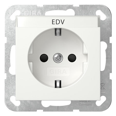 GIRA Steckdose 1f rws glz UP m.BS IP20 System 55 446203 BSF