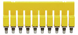 WEIDMÜLLER Querverbinder 10p ge schraub WQV 2.5/10 isol 32A m.Berühr.schutz