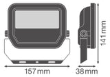 LEDVANCE LED-Anbaustrahler 17W Konv 1LED FL 20 P 17W 2K4LM 865 PS SY100 WT ws ws