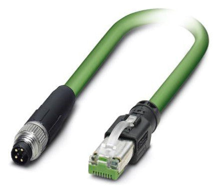 PHOENIX Patchkabel Cat5 SF/TQ IP20 2m gn NBC-M 8MS/ 2,0-93B/R4AC M8 RJ45 1:1