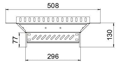 BETTERMANN Anbau-Abzweigstück ST RAA 630 FSK SW 60x300mm int.Verb