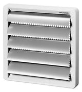 MAICO Wand-Jalousieklappe Kst 370x370mm AS 25  255mm ausblas Mit Einbaurahmen