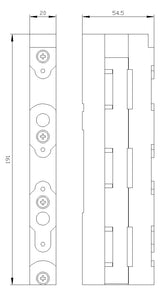 SIEMENS Befestigung Ersatzteil 8GK9711-0KK03