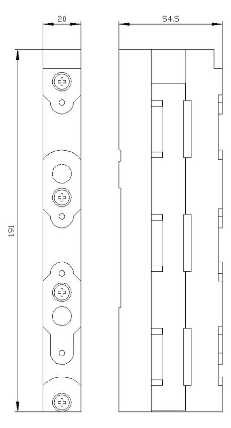 SIEMENS Befestigung Ersatzteil 8GK9711-0KK03