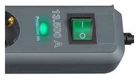 BRENNENSTUHL Steckdosenleiste 6f anth Eco-Line Ein/Aus 5m 45° 1159710515