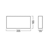 ZUMTOBEL Piktogramm Rettungsweg ECOSIGN 160 SP1-E002-D Acrylglasplatte