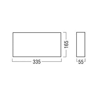 ZUMTOBEL Piktogramm Rettungsweg ECOSIGN 160 SP1-E002-D Acrylglasplatte