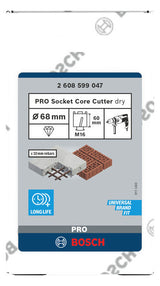 BOSCH-EW Diamant-Bohrkrone  68x60mm 2608599047 Innengew