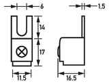 DOEPKE Einspeiseklemme 80A 25qmm B13mm AS 25-Gi Flachschiene