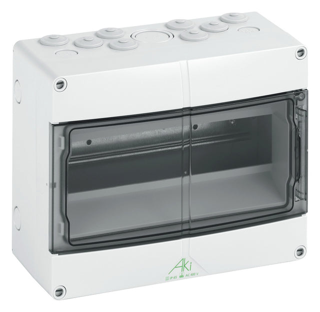 SPELSBERG Kleinverteiler AP 1x12TE Kst AKi 12 IP65 250x122x200mm DIN-Schiene