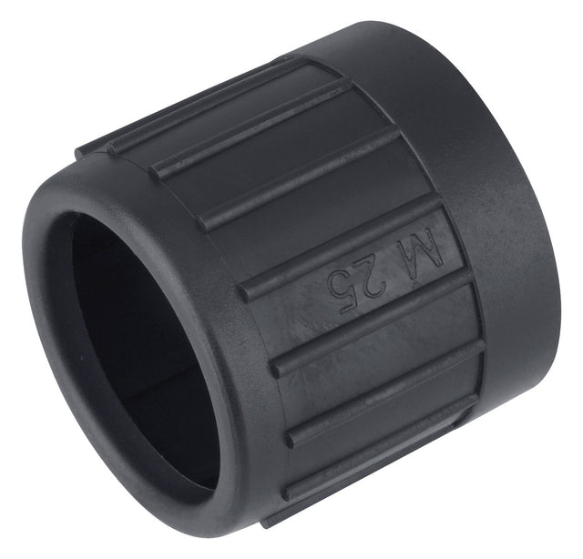 FRÄNKISCHE Steckendtülle Kst  40mm sw E-Ku-E 40 schwarz UV-Beständig unbeh