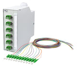 METZ CONNECT LWL-Patchpanel APC 6f LC-D 15024A976060E Hutschiene OS2 m.Pigtails