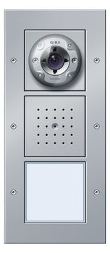 GIRA Türstationmodul AP alu 1RT modular Türko 126965 Bus m.Kamera m.Infoschild